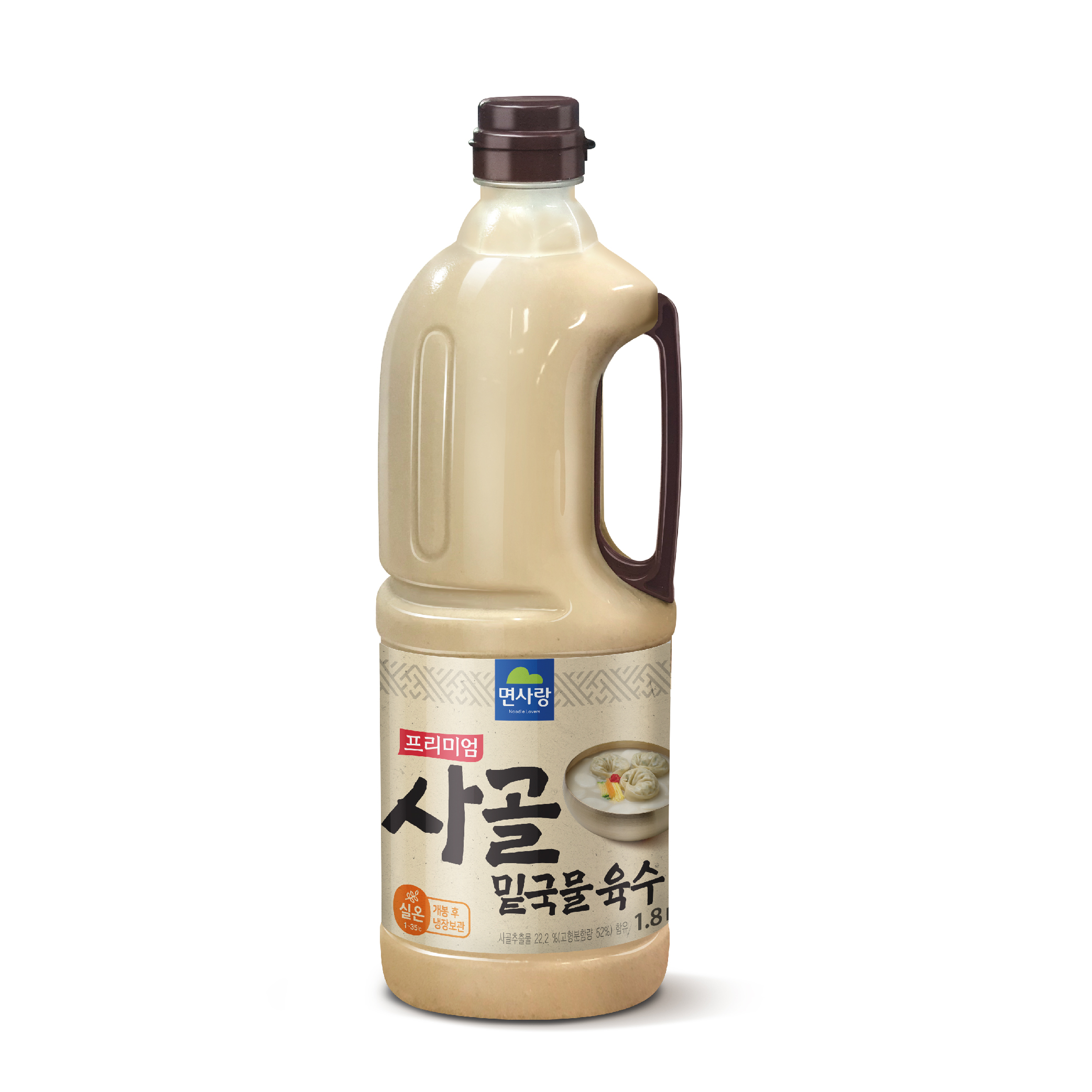 육수(사골밑국물(프),면사랑,1.8L)
