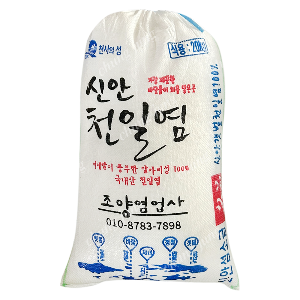 소금(천일염(신안국산),문창염,20kg)