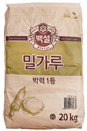 밀가루(박력1등,백설,20kg)