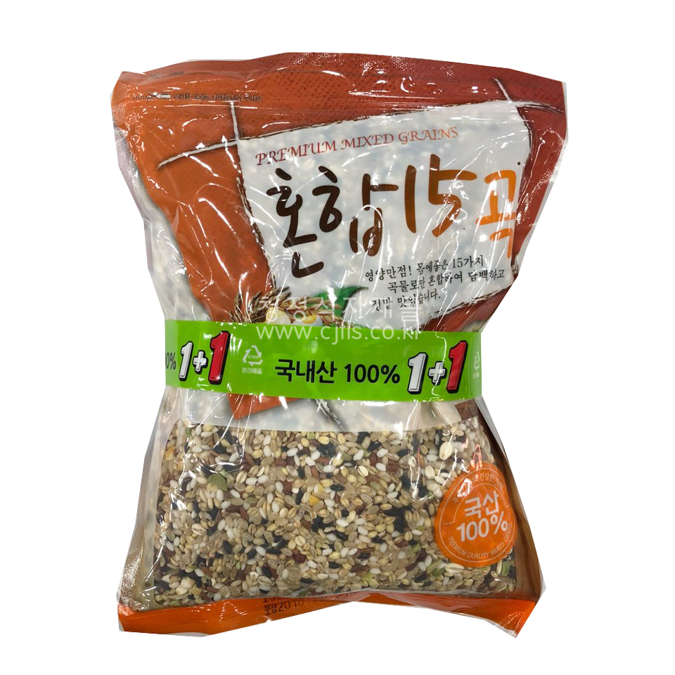 잡곡(혼합15곡,맑은아침,800g*2봉)