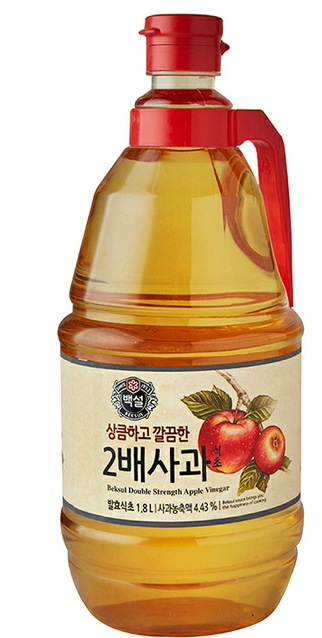 식초(2배사과,백설,1.8L)