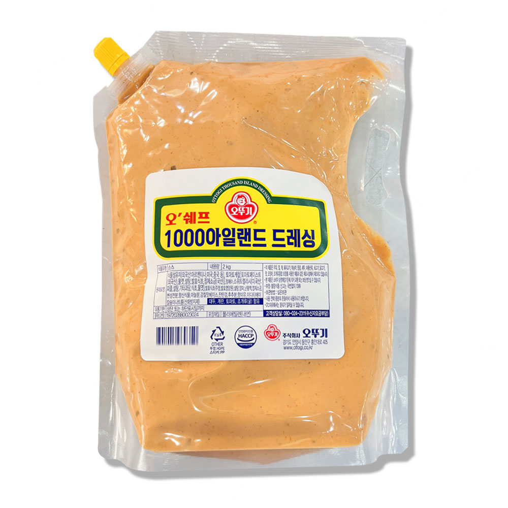 드레싱(1000아일랜드,오뚜기,2kg)
