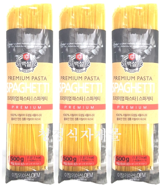 스파게티면(백설,500g)