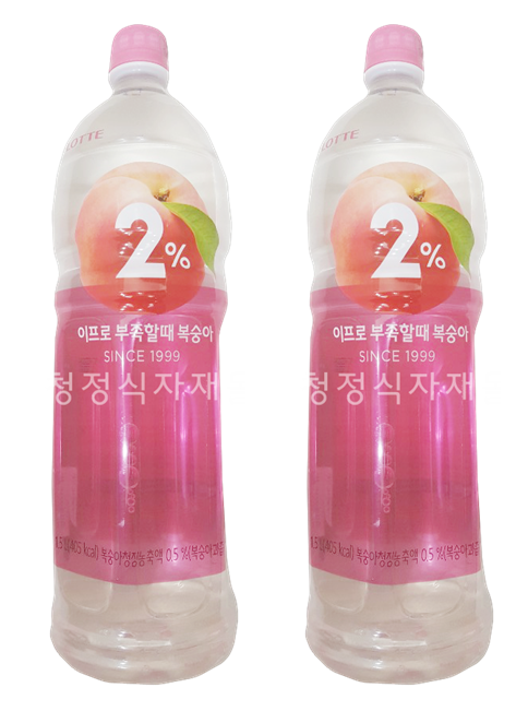 음료(2%복숭아,1.5L)