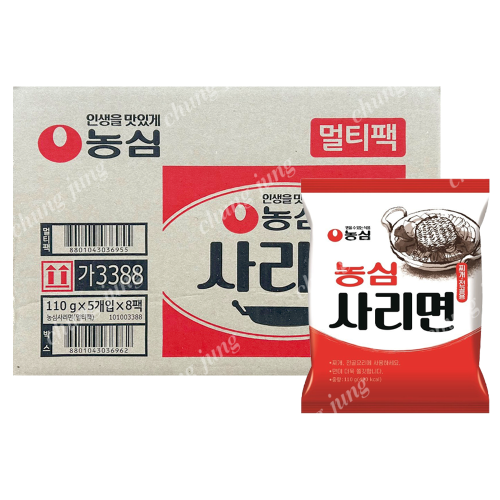 (박스)사리면(농심,5입*8팩)
