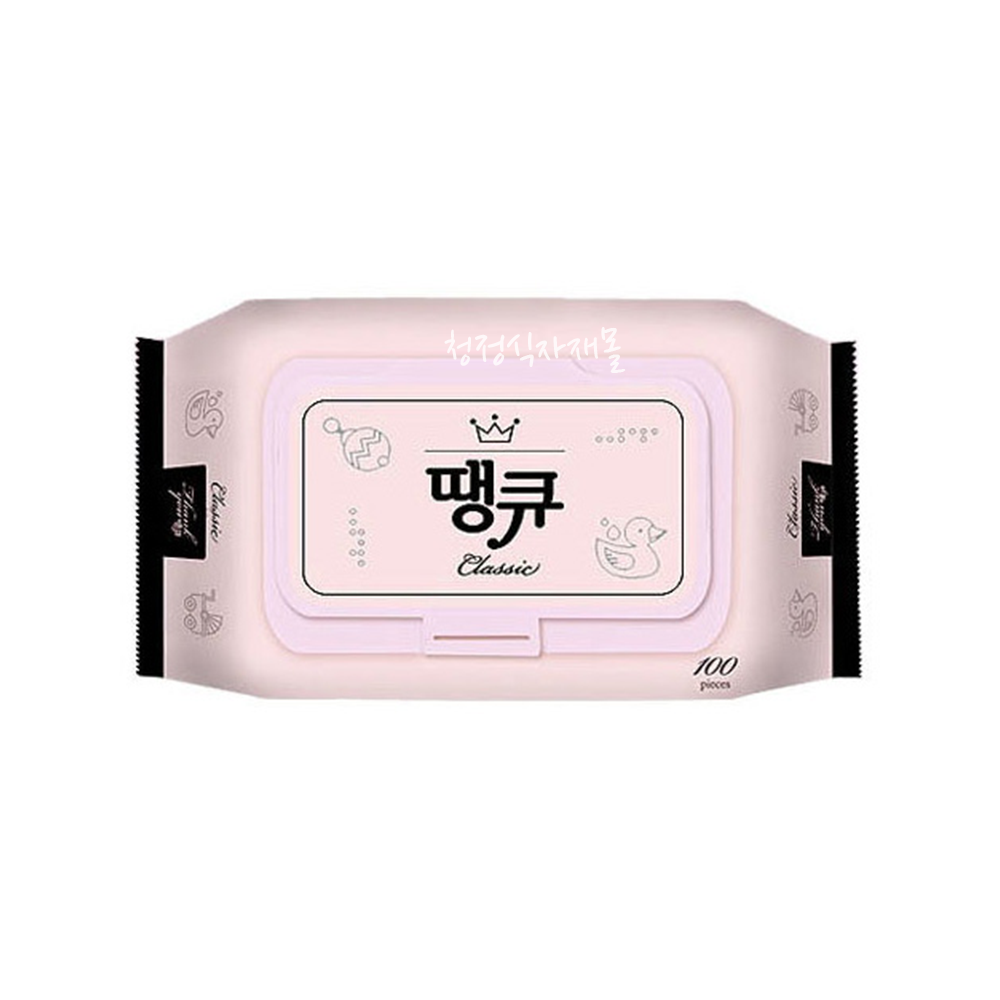 물티슈(땡큐,100매)