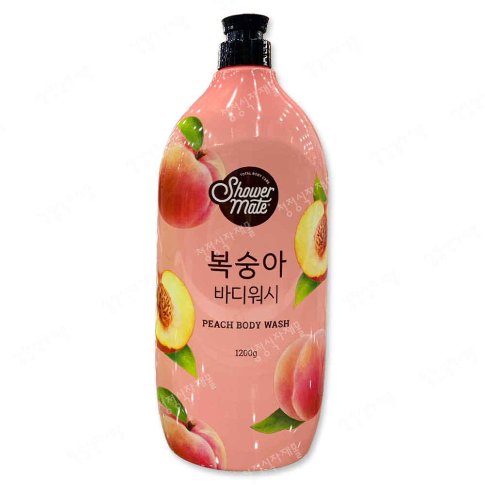 바디워시(샤워메이트,복숭아,1.2kg)