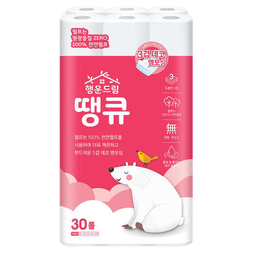 롤화장지(행운드림땡큐,30롤)