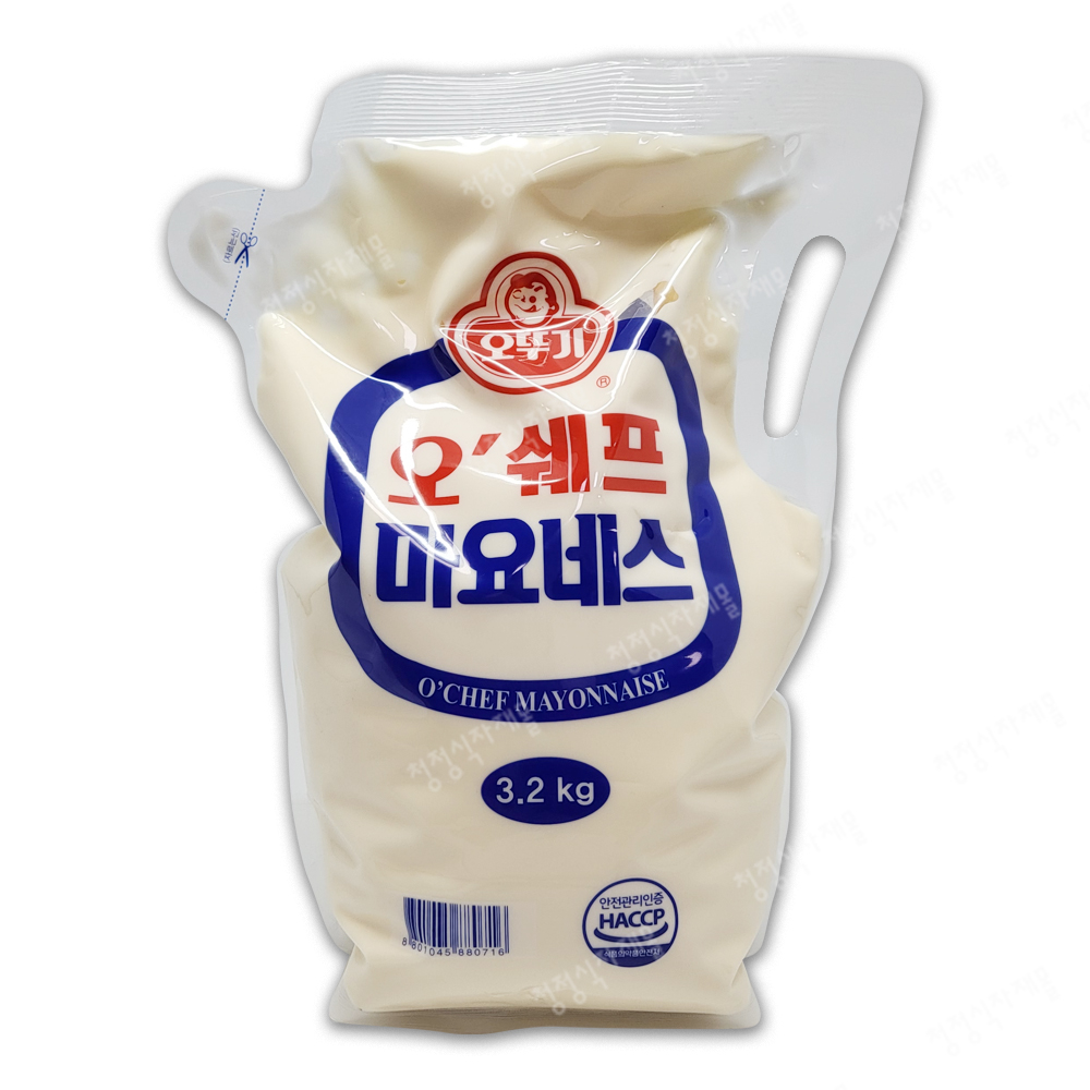 마요네즈(스탠딩파우치,오쉐프,3.2kg)