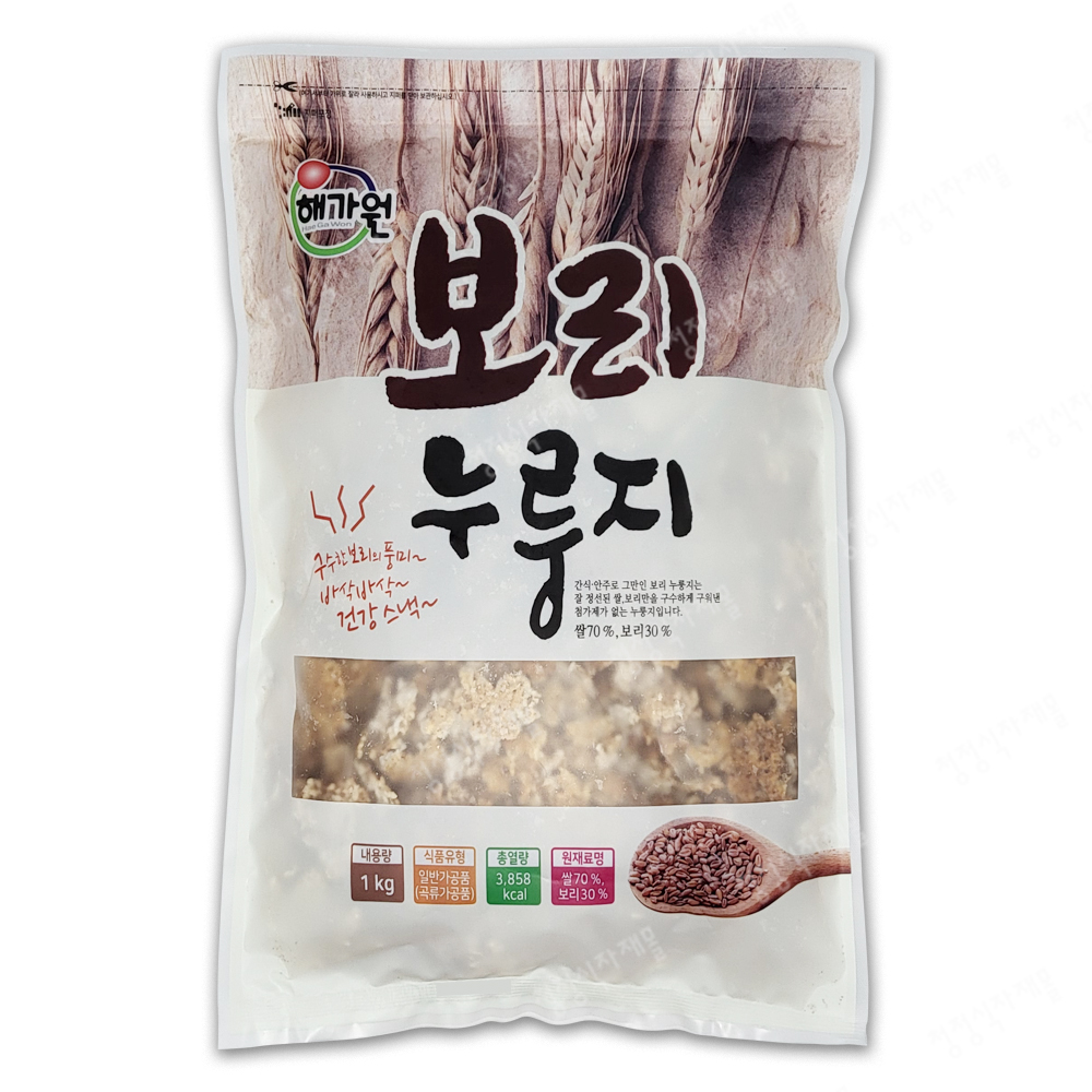 누룽지(해가원,보리,수입산,1kg)