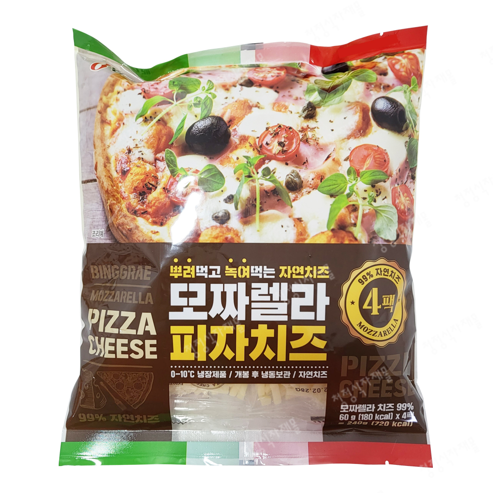 PYA/치즈(모짜렐라피자,빙그레,60g*4)