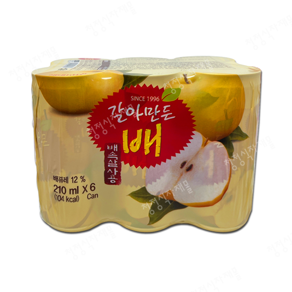 음료(갈아만든배,해태,210ml*6입)