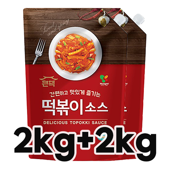 소스(떡볶이,큰댁,2kg+2kg)