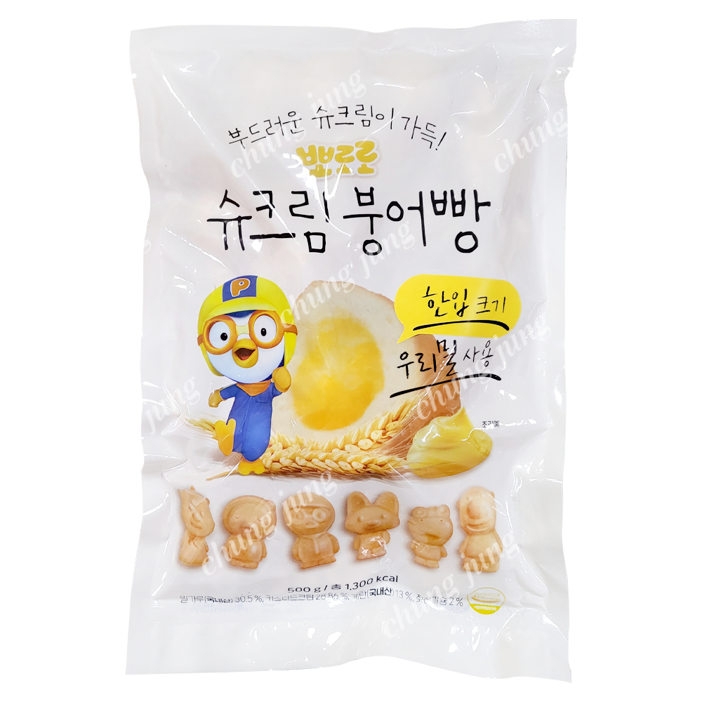 붕어빵(슈크림,뽀로로,냉동,500g)