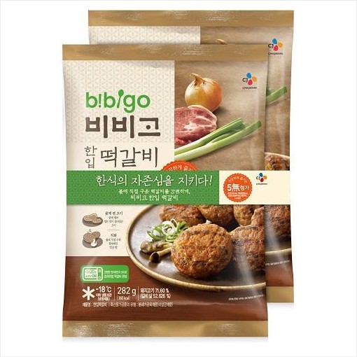 떡갈비(한입,비비고,282g*2입)