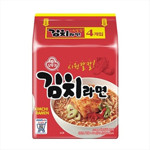라면(김치라면,오뚜기,4입)
