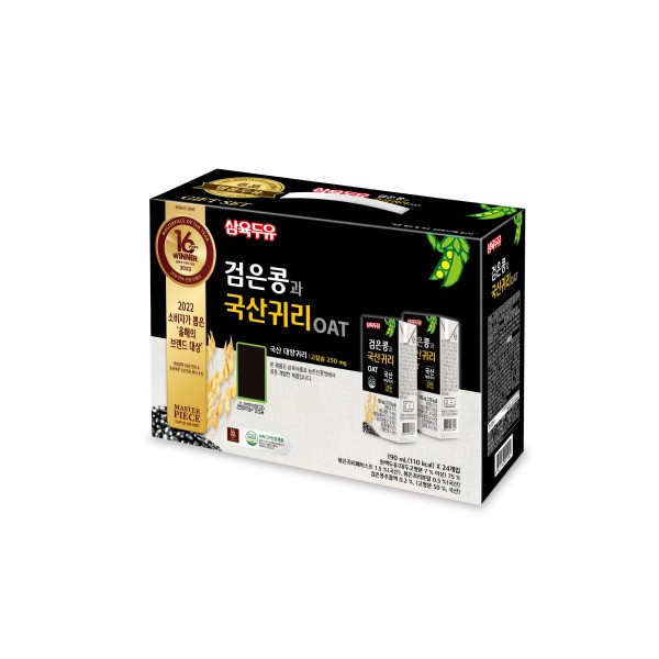 두유(검은콩국산귀리,삼육,190ml*24입)