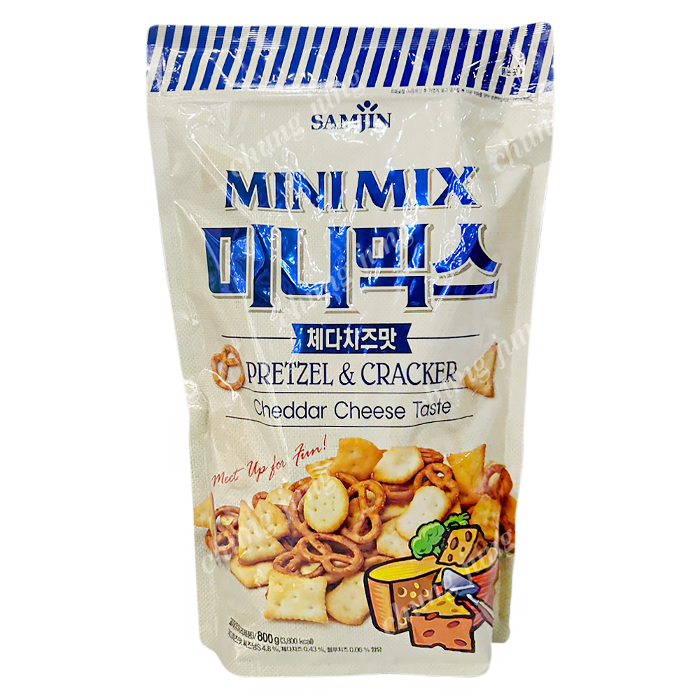 PDY/스낵(미니프레첼(체다치즈),삼진,800g)