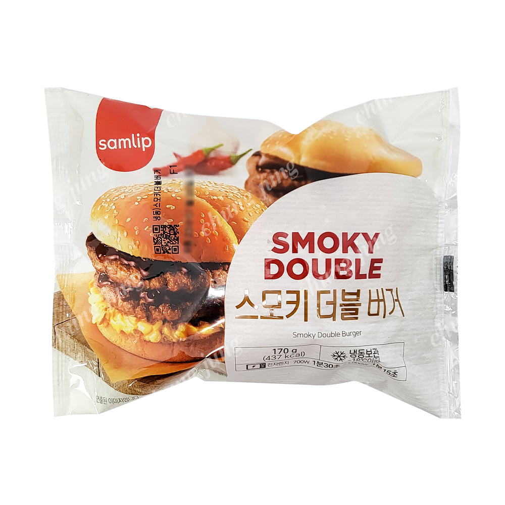 냉동빵(스모키더블버거,삼립,170g)