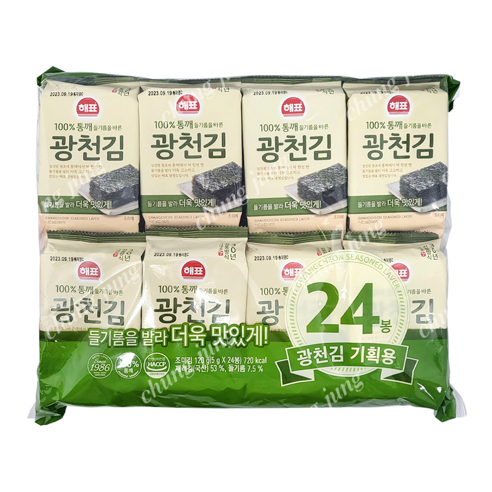 도시락김(광천,해표,5g*24입)