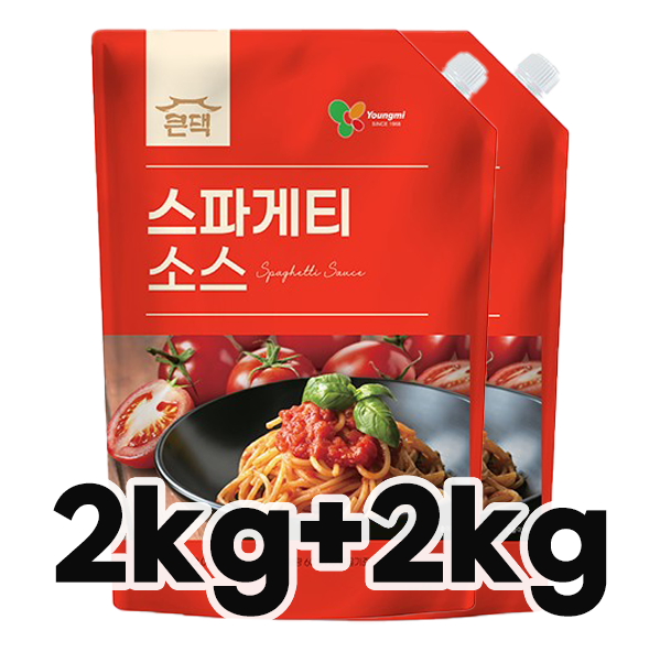 소스(토마토스파게티,큰댁,2kg+2kg)