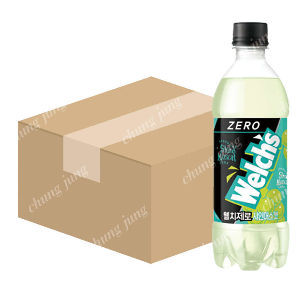 (박스)음료(샤인머스캣(제로),웰치스,500ml*24입)