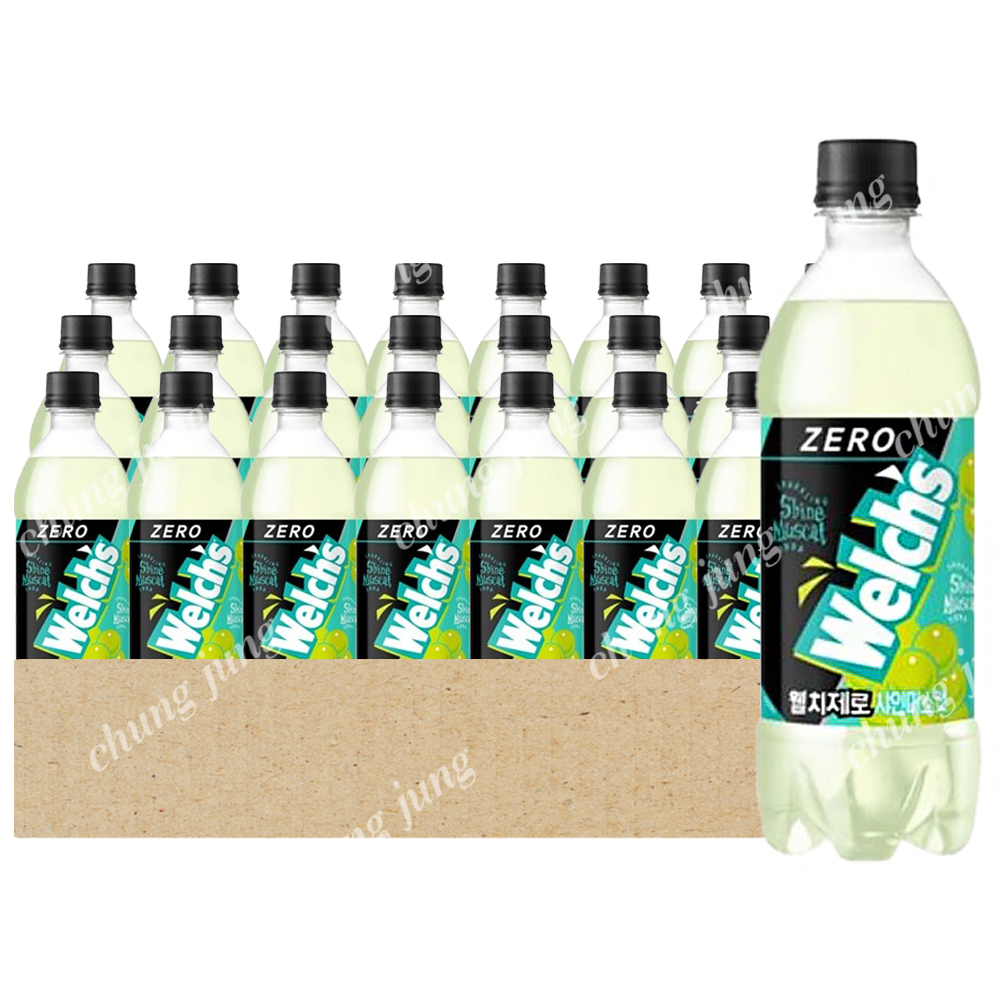 (박스)음료(샤인머스캣(제로),웰치스,500ml*24입)