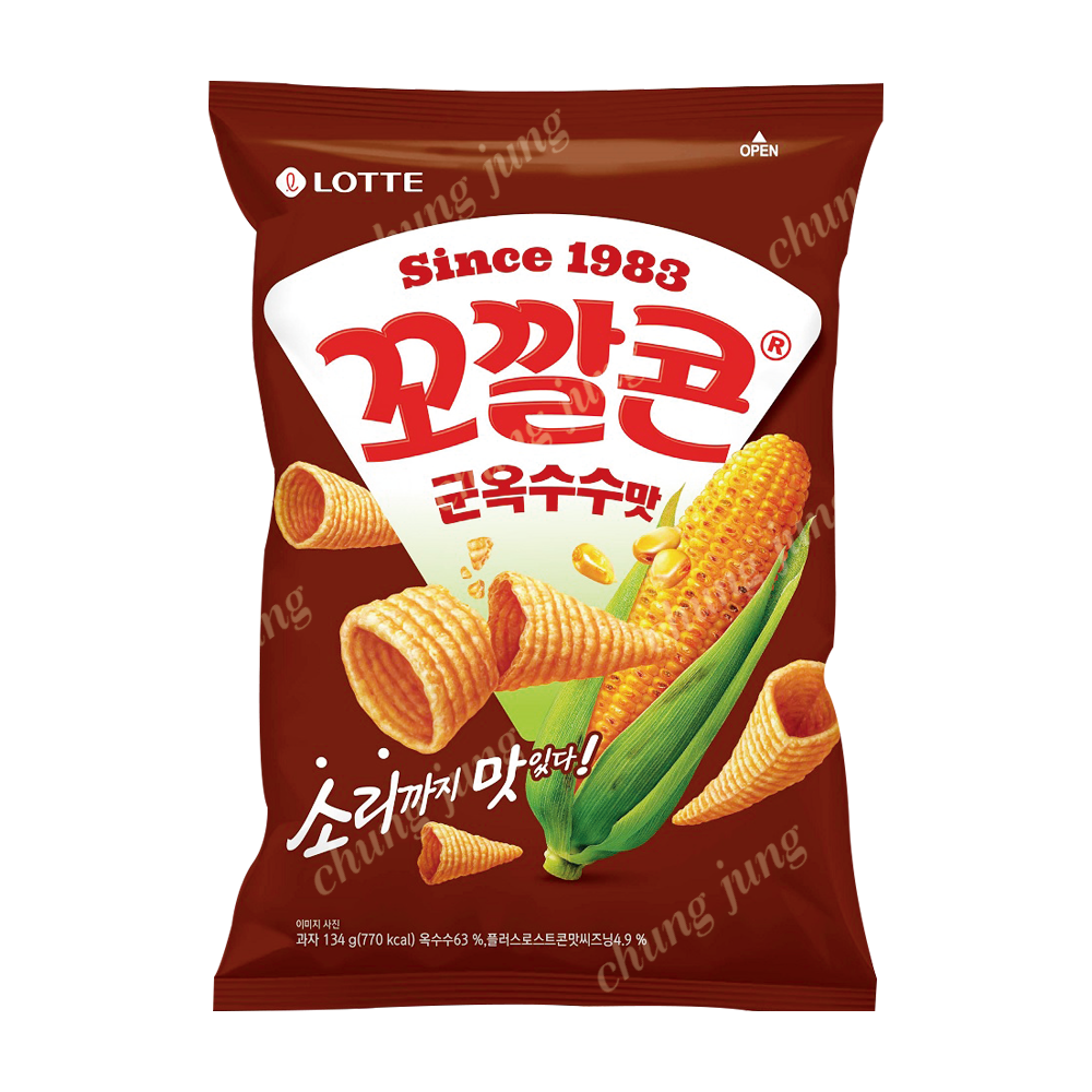 과자(꼬깔콘군옥수수,롯데,134g)