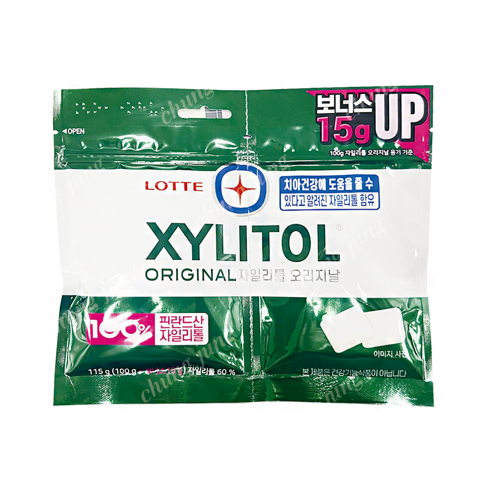 껌(자일리톨오리지날트윈,115g)