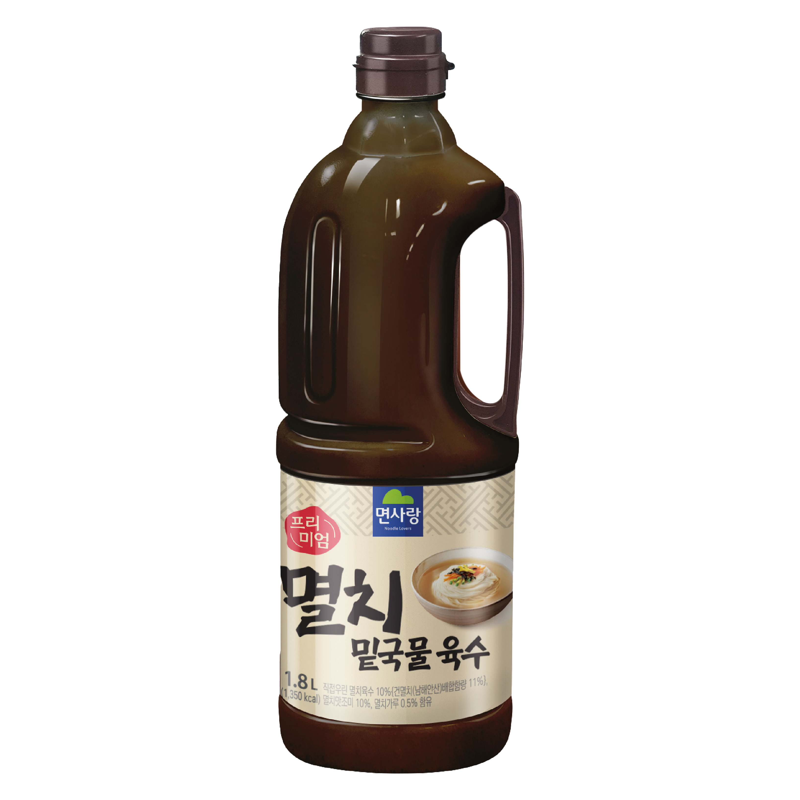 육수(멸치밑국물(프리미엄),면사랑,1.8L)