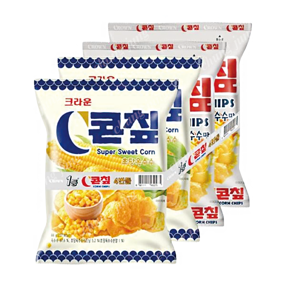 과자(인기스낵,4번들,크라운,44g*4)