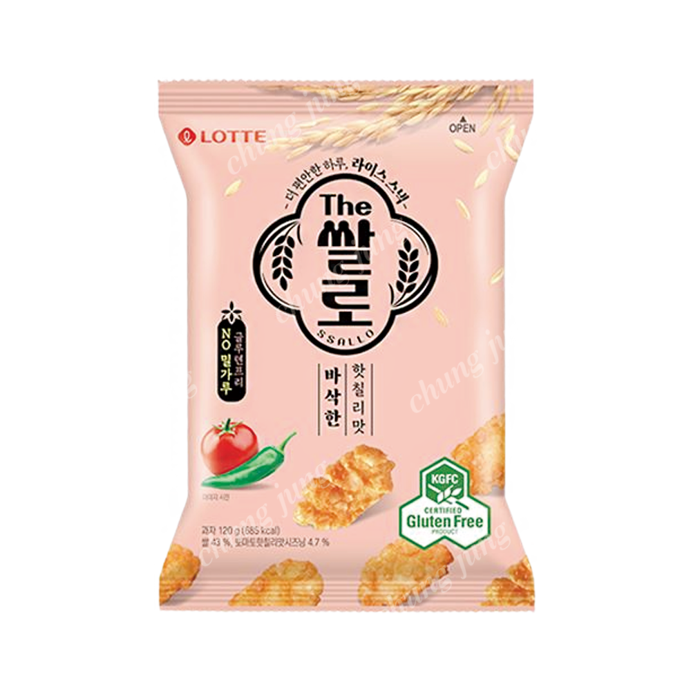 과자(더쌀로,핫칠리맛,롯데,60g)