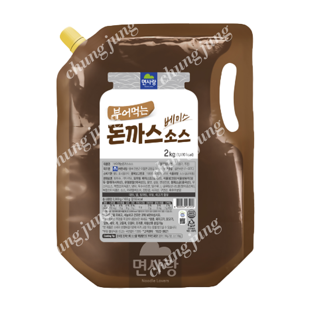 소스(돈까스,부어먹는(파우치),면사랑,2kg)