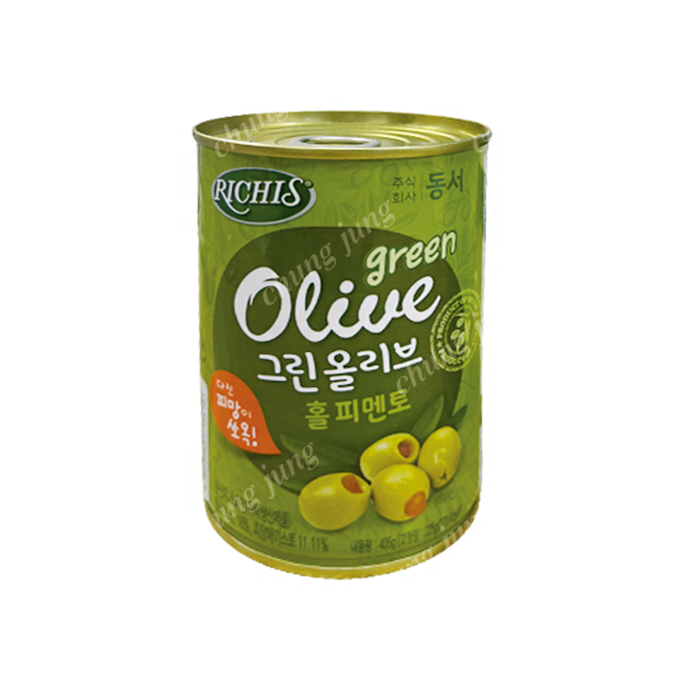 올리브(그린,홀,피망,리치스,405g)