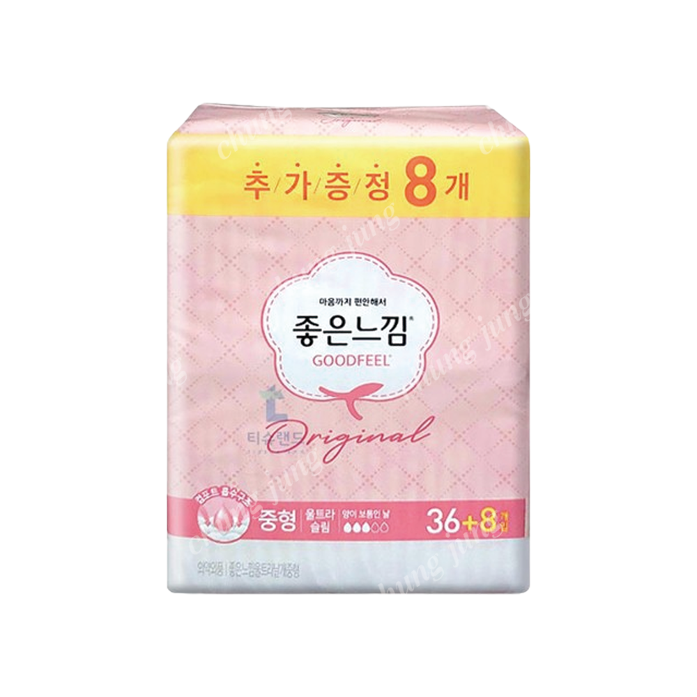 생리대(울트라슬림중형,좋은느낌,36+8입)