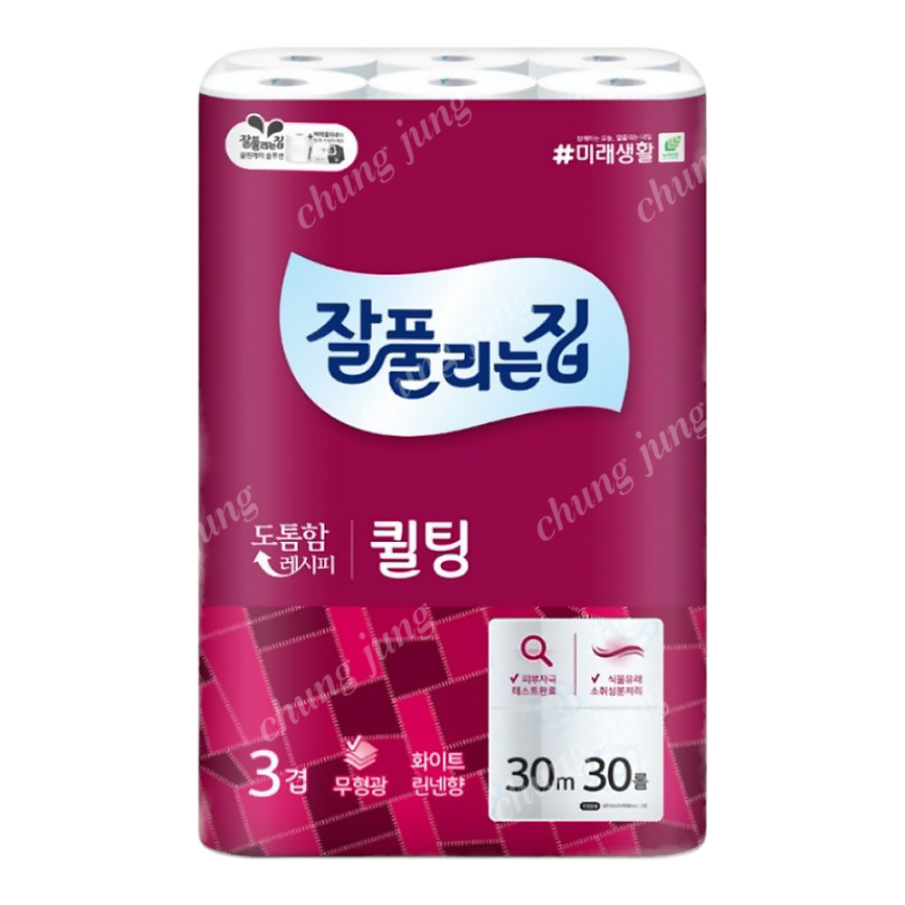 롤화장지(더도톰3겹퀄팅,잘풀리는집,30롤)