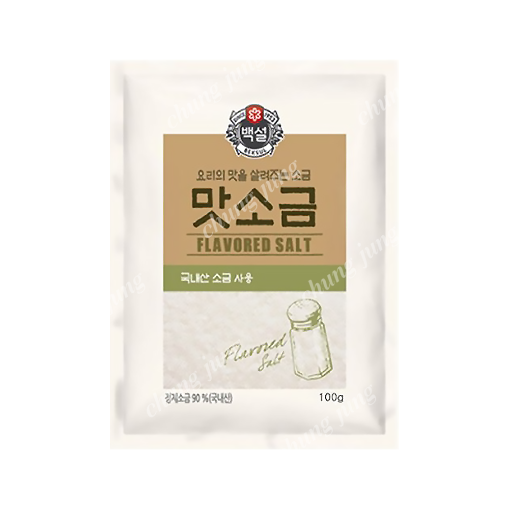 소금(맛,백설,100g)