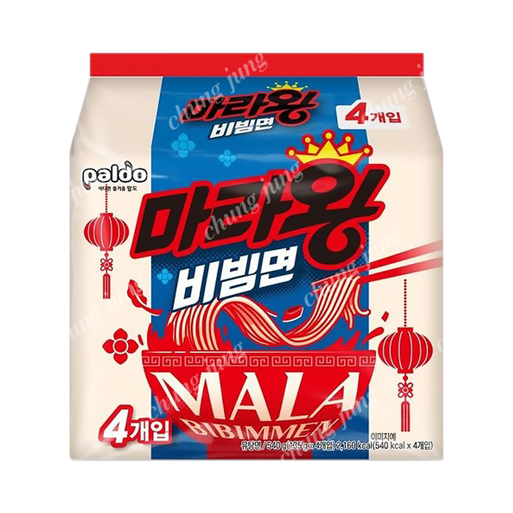 라면(마라왕,팔도비빔면,135g*4입)