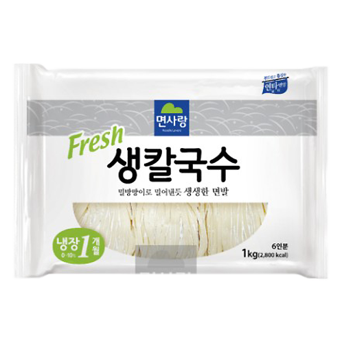 생면(칼국수,면사랑,1kg)