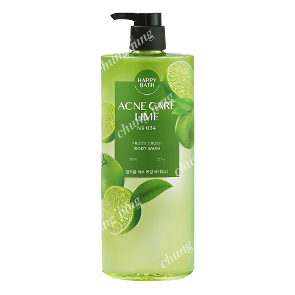 바디워시(등드름케어,라임,해피바스,900g)