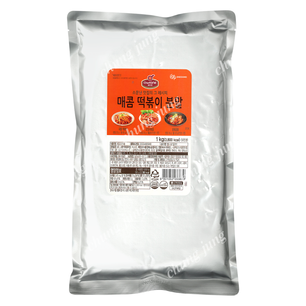 떡볶이분말(매콤,쉐프원,1kg)