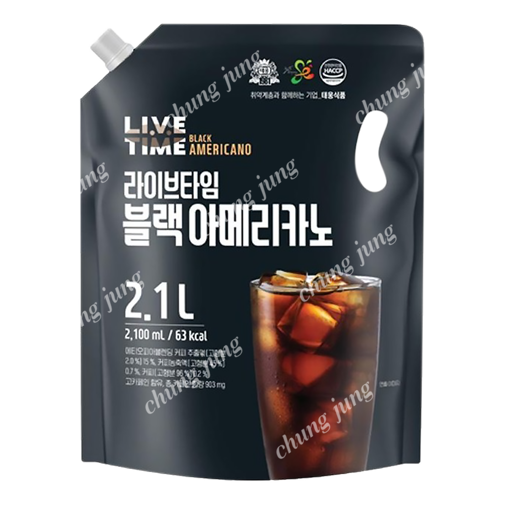 음료(라이브타임(아메리카노블랙),2.1L)