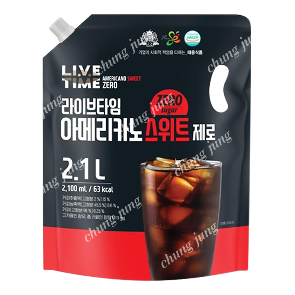 음료(라이브타임(아메리카노스위트제로),2.1L)