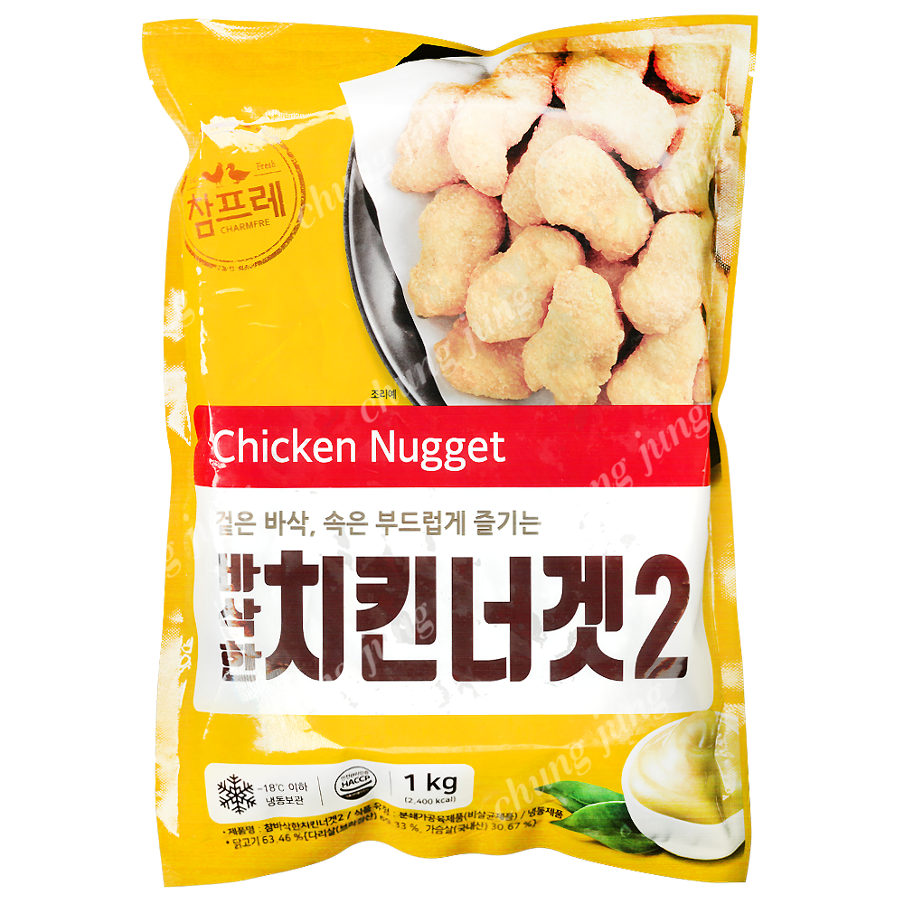 치킨너겟(바삭한치킨너겟2,참프레,1kg)