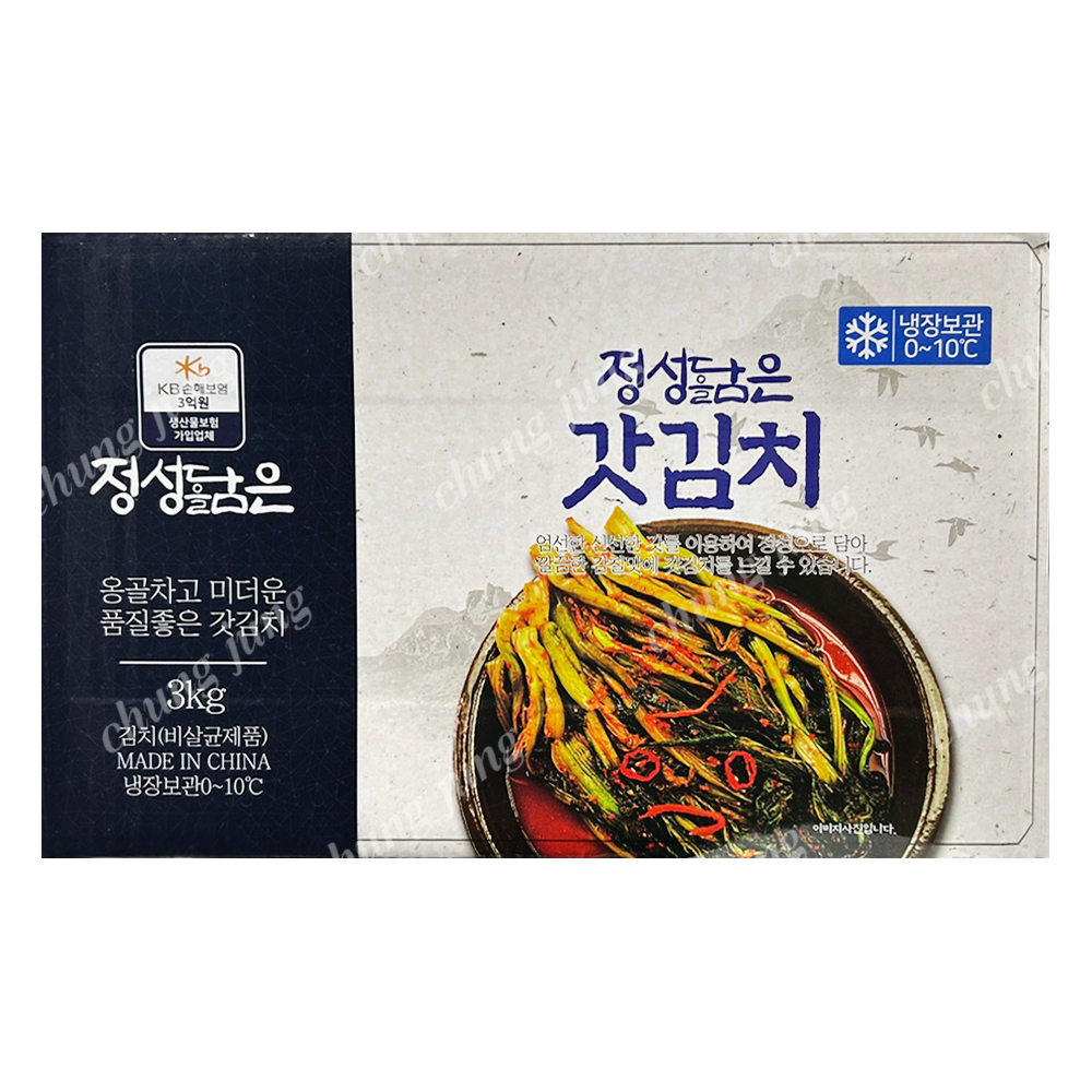 갓김치(정성담은,3kg,중국산)