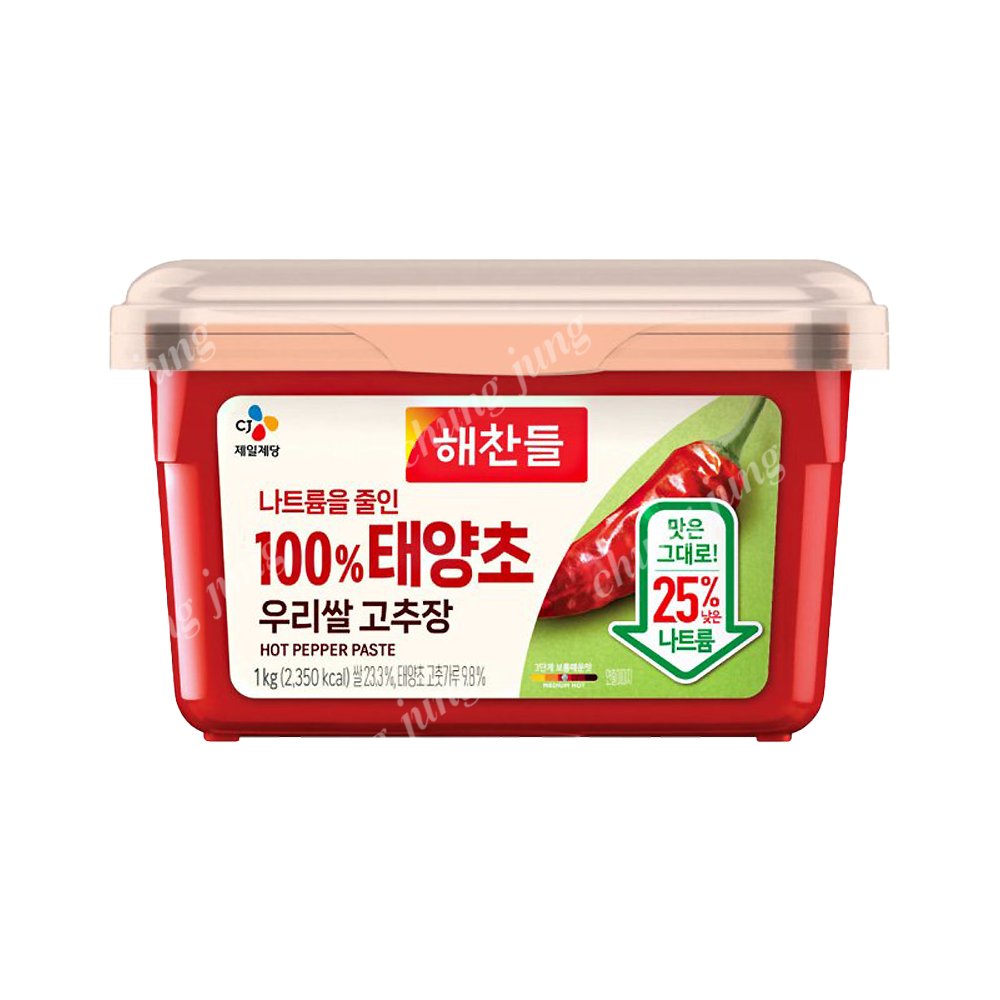 고추장(나트륨을줄인100%,우리쌀,해찬들,1kg)