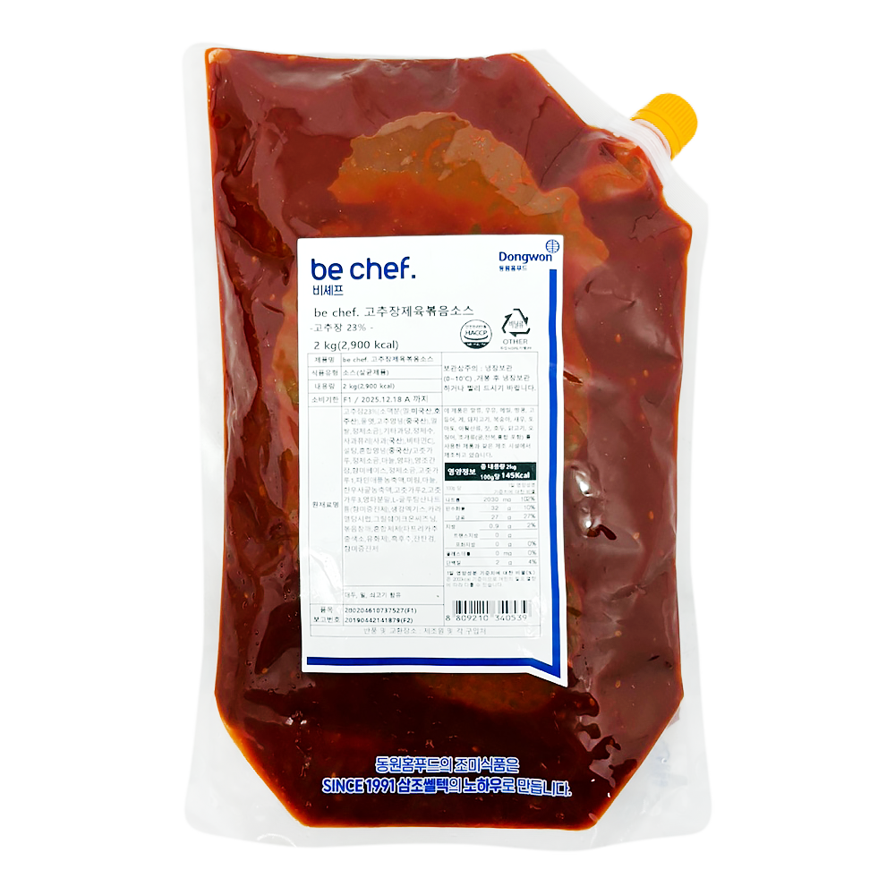 소스(고추장제육볶음,비셰프,2kg)