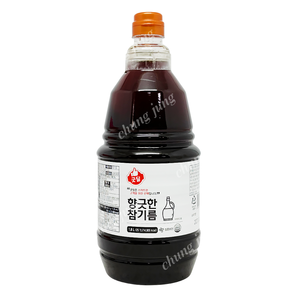 참기름(굿딜,청양식품,1.8L)