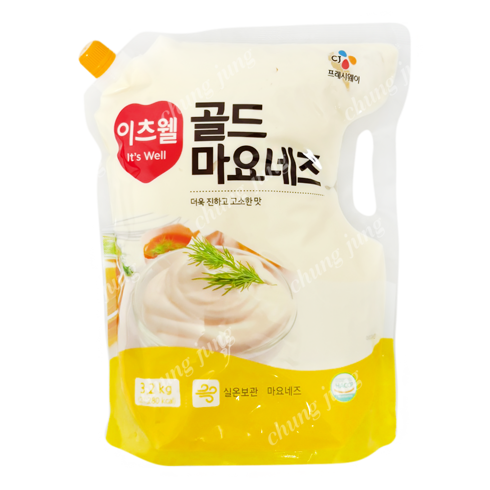 마요네즈(골드,스파우트팩,이츠웰,3.2kg)