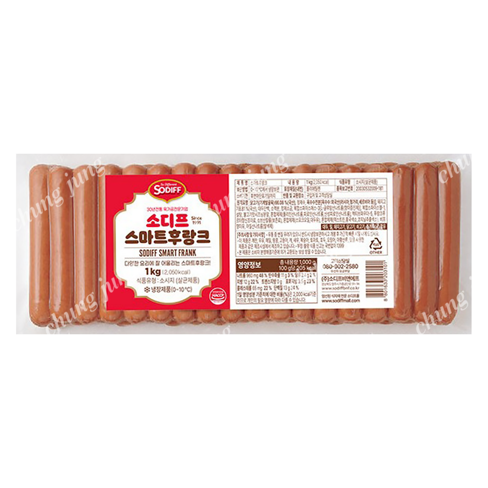소시지(후랑크,스마트,소디프,1kg)